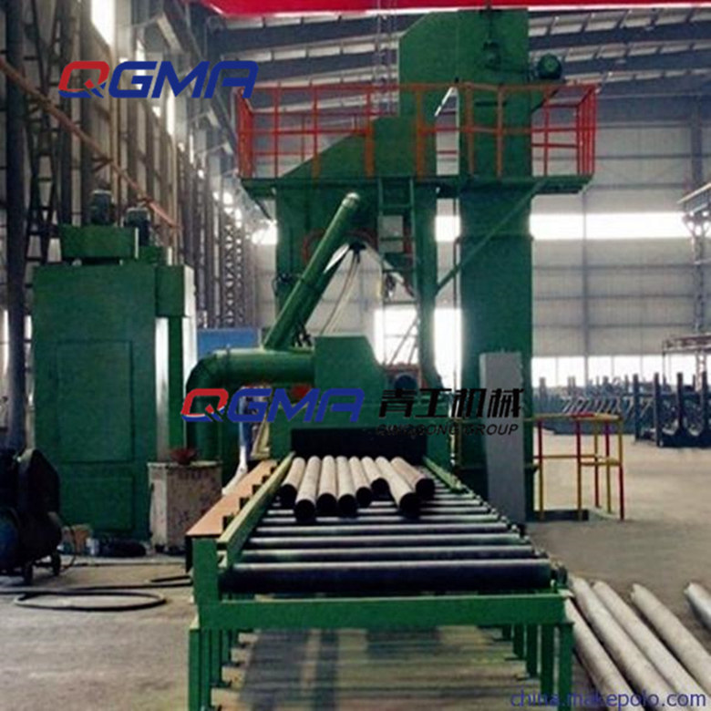 青工鋼管拋丸機助力于中國石化天然氣項目